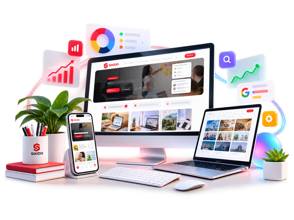 Website hiển thị đẹp trên máy tính, laptop và điện thoại