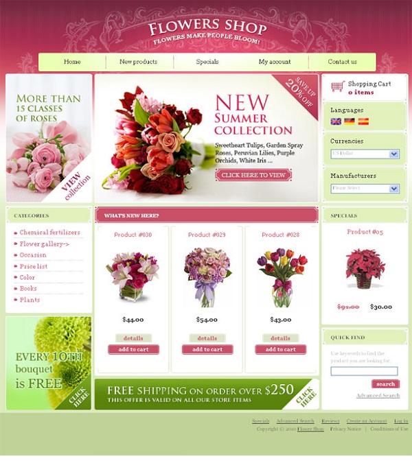 Thiết kế website hoa tươi quận Bình Thạnh