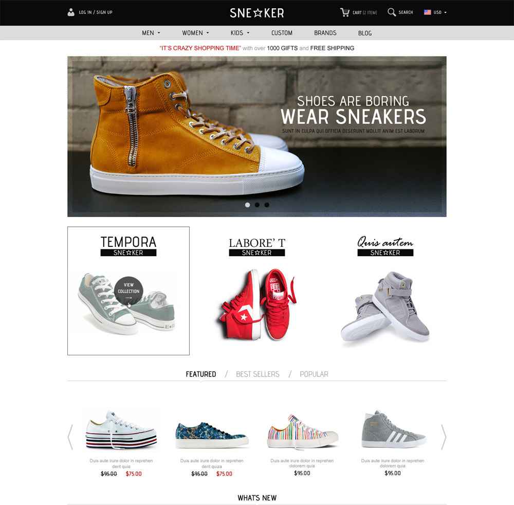 Những điều bạn cần nắm rõ để thiết kế website bán giày thật “chất”