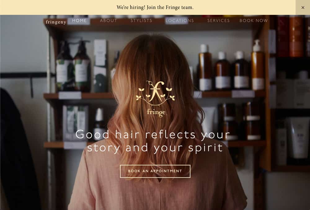 Thiết kế web salon tóc chuyên nghiệp - Thiết kế website trọn gói